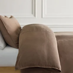 Brushed TENCEL™ Twill Duvet Cover & Shams