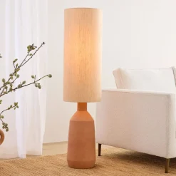 Brynn Terracotta Floor Lamp (52")