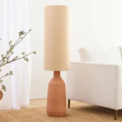 Brynn Terracotta Floor Lamp (52")