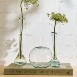 Bubble Glass Bud Vases