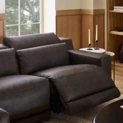 Build Your Own - Dalton Motion Reclining Leather Sectional