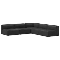 Build Your Own - Remi Modular Leather Sectional