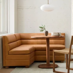 Build Your Own - Tilda Leather Storage Banquette