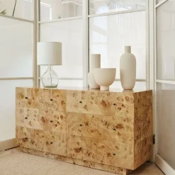 Burl 6-Drawer Dresser (60")