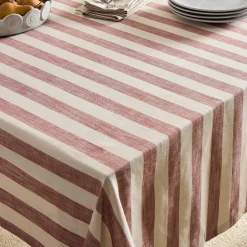 Cabana Stripe Cotton Tablecloth