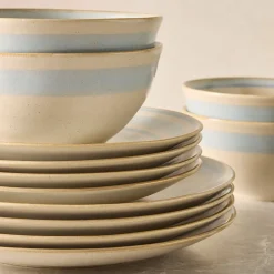 Cabana Stripe Stoneware Dinnerware Collection