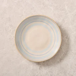 Cabana Stripe Stoneware Salad Plate Sets