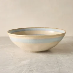 Cabana Stripe Stoneware Serve Bowl