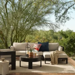 Caldera Aluminum Outdoor 2-Piece Chaise Sectional (105")