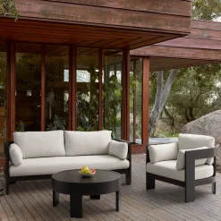 Caldera Aluminum Outdoor Sofa (75")