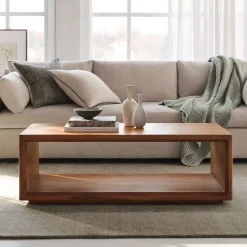 Calla Solid Wood Coffee Table (48" – 58")
