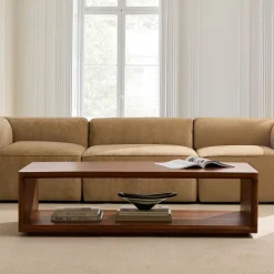 Calla Solid Wood Coffee Table (48" – 58")
