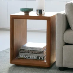 Calla Solid Wood Side Table (18")
