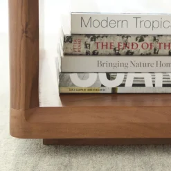 Calla Solid Wood Side Table (18")