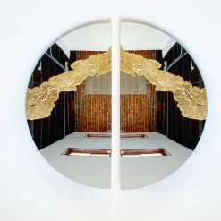 Candice Luter Glissando Double Reflection Wall Mirror Set
