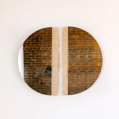 Candice Luter Refract Raffia Circle Wall Mirror Set