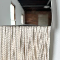 Candice Luter Sonata Slim Wall Mirror w/ Fringe