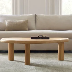 Cannellini Solid Wood Coffee Table (47")