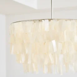 Capiz Round Chandelier (24")