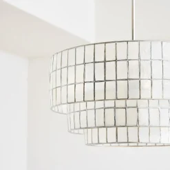 Capiz Tiered Chandelier (24")
