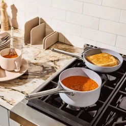 Caraway Nonstick Ceramic Mini Fry Pan & Sauce Pan Set