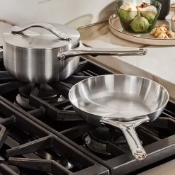 Caraway Stainless Steel Mini Fry Pan & Mini Sauce Pan Duo