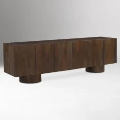Carrie Reclaimed Wood Media Console (90")