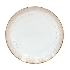 Casafina Taormina Stoneware Gold-Rimmed Dinner Plates (Set of 4)
