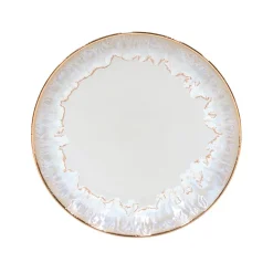 Casafina Taormina Stoneware Gold-Rimmed Salad Plates (Set of 4)