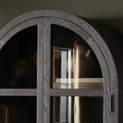 Casiphia Arched Oak Cabinet (38")