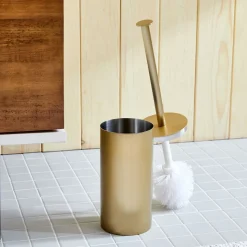 Caspian Metal Toilet Brush Holder