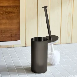 Caspian Metal Toilet Brush Holder