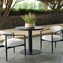 Cassien Aluminum Outdoor Bistro Table (36")