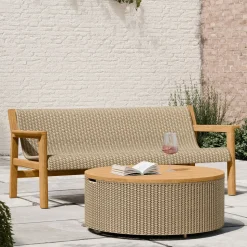 Cassis Outdoor Teak Sofa (72")