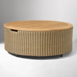Cassis Outdoor Teak Storage Coffee Table Protective Cover