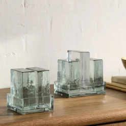 Cast Glass Vases