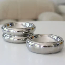 Catenary Halo Chrome Pet Bowl