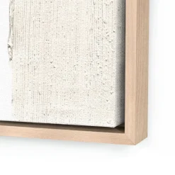 Center Disruption White Framed Wall Art By The Holly Collective