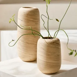 Ceramic Marbled Vases