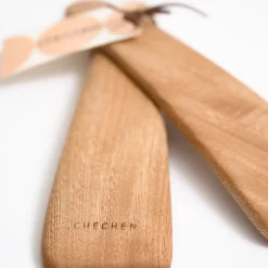 Chechen Wood Design Wooden Salad Servers