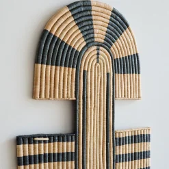 Checkered Wall Mask - Black & Neutral