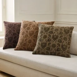 Chenille Jacquard Paisley Pillow Cover