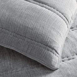 Chenille Linear Comforter & Shams