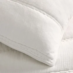 Chenille Linear Comforter & Shams