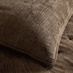 Chenille Tack Stitch Quilt & Shams