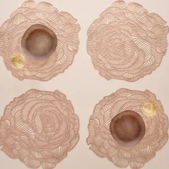 Chilewich Pressed Rose Placemats (Set of 4)