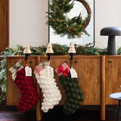 Chunky Bauble Knit Stockings