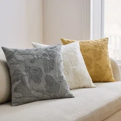 Chunky Embroidery Floral Pillow Cover