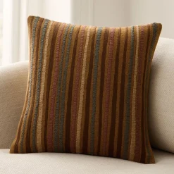 Chunky Jute Stripe Pillow Cover