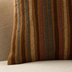 Chunky Jute Stripe Pillow Cover